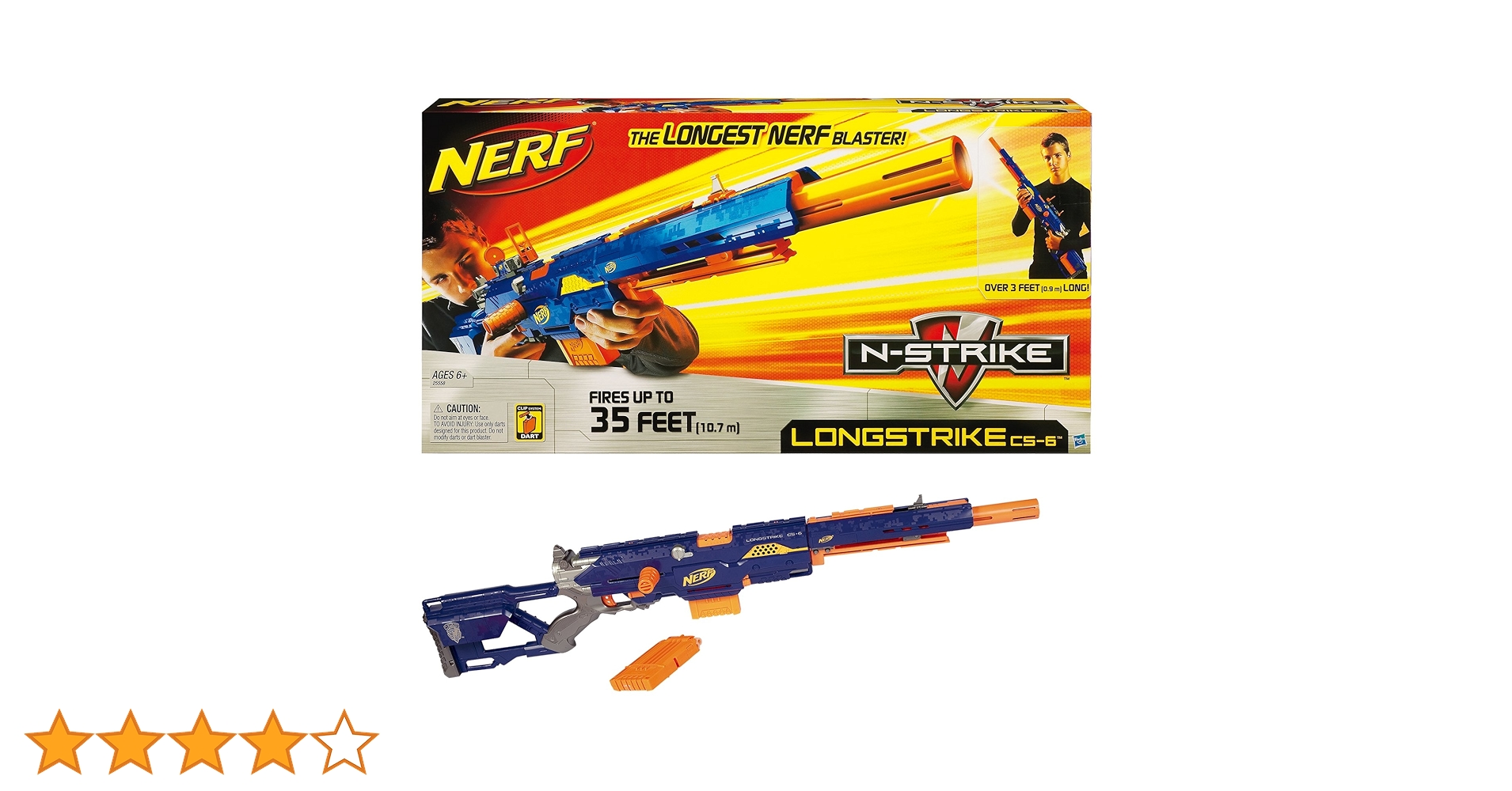 Amazon.co.jp: Nerf N-Strike Longstrike CS-6 （並行輸入） [並行輸入